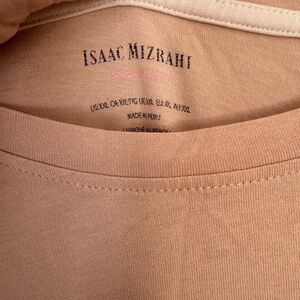 Isaac Mizrahi Beige Tee